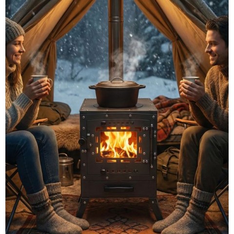 Kuzineli Çadır ve Kamp Sobası